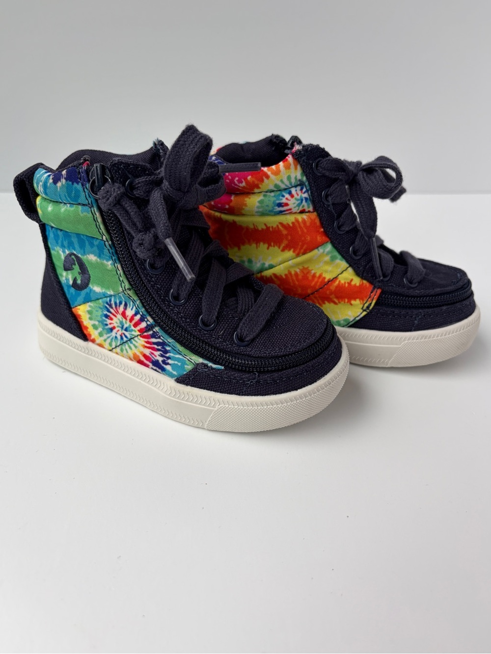 Billy Street Footwear Toddler Kids Tie Dye High Top Adaptive Sneakers Size 7M